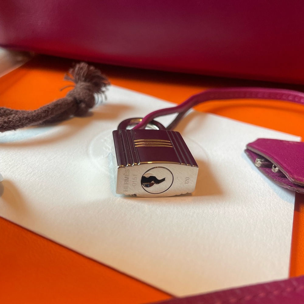 Hermes Kelly 25 Bag in Purple - Picture 3 of 15